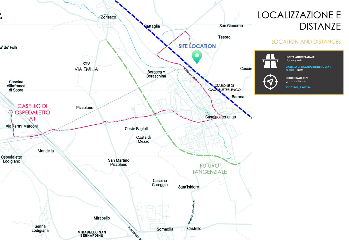 Casalpusterlengo Interporto Merci Internazionale ~ Planimetria generale area